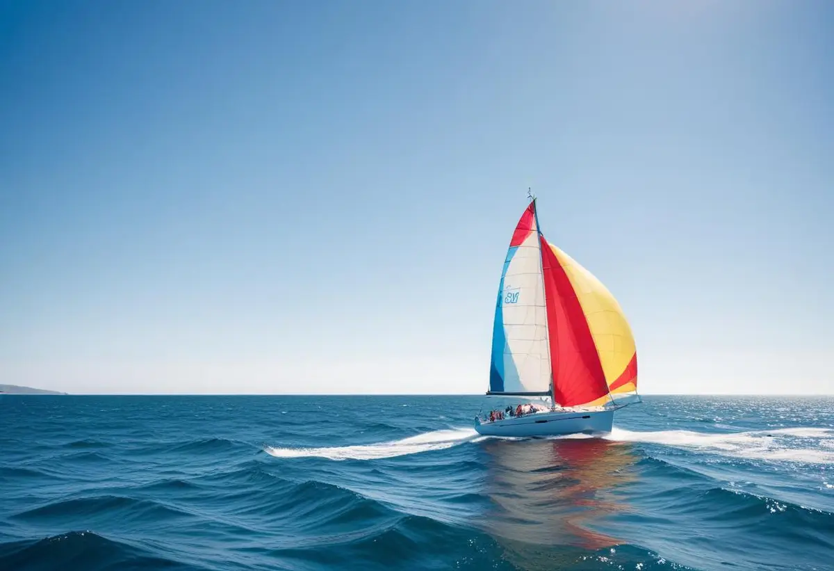 Så väljer du mellan gennaker och spinnaker – enkelt och roligt illustration